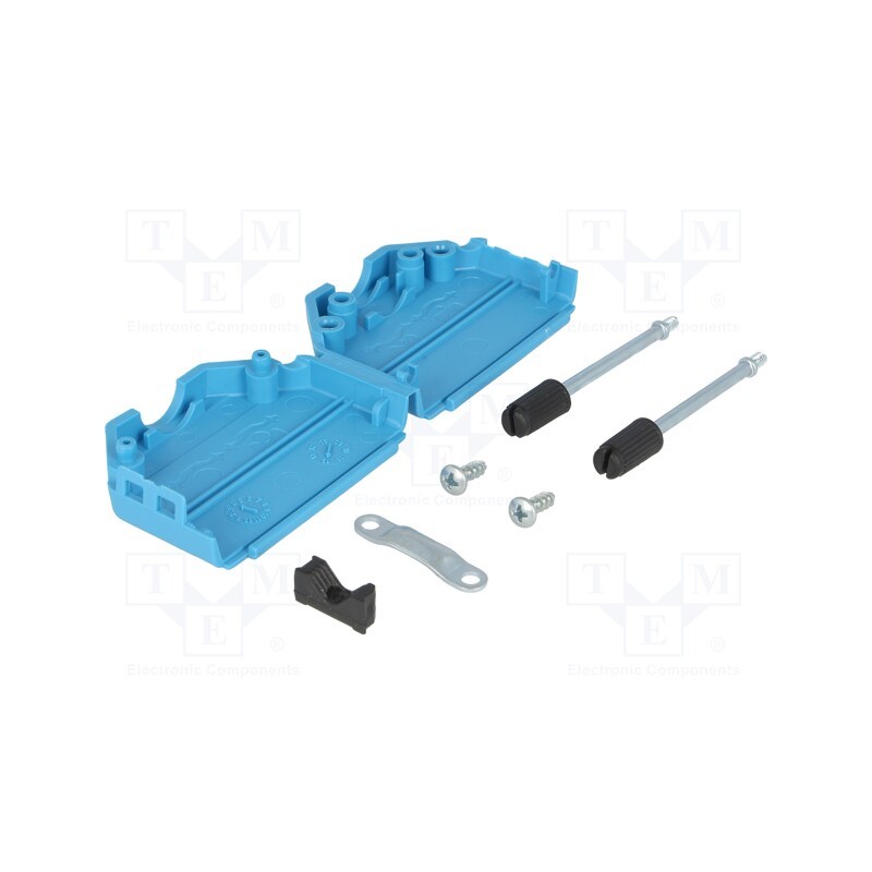 1 pcs x ENCITECH - 6353-0104-03 - Enclosure: for D-Sub connectors, D-Sub 25pin,D-Sub HD 44pin