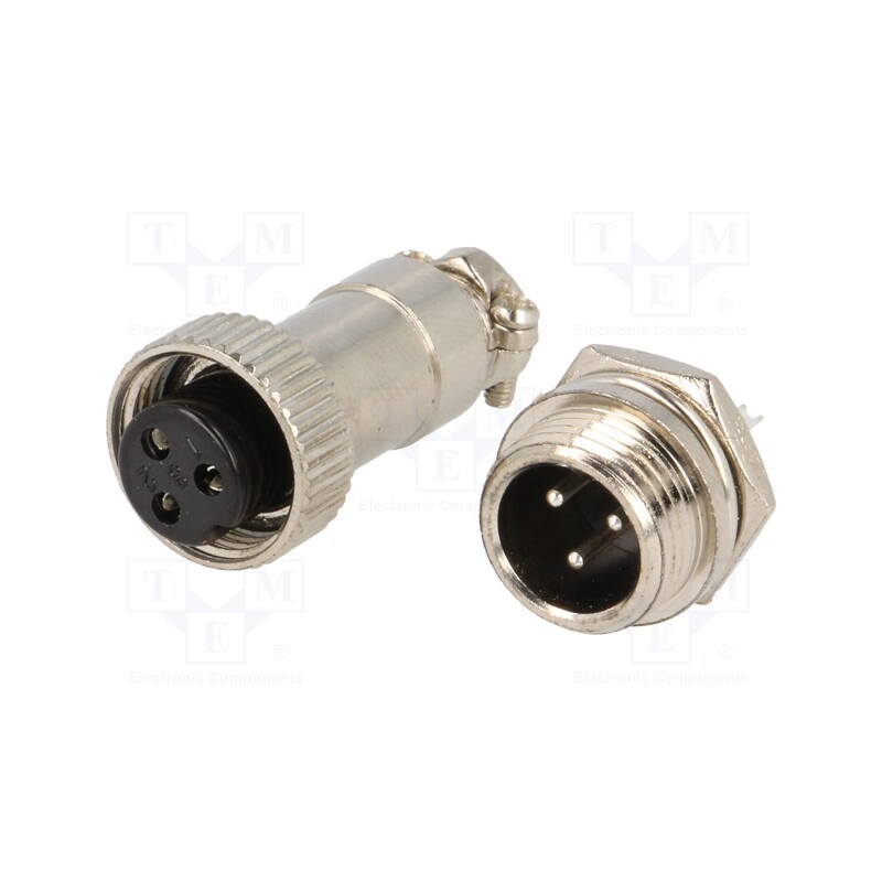 1 pcs x CONNFLY - DS1110-01-3B6 - Socket,plug, microphone MINI, male,female, PIN: 3, MINI, soldering
