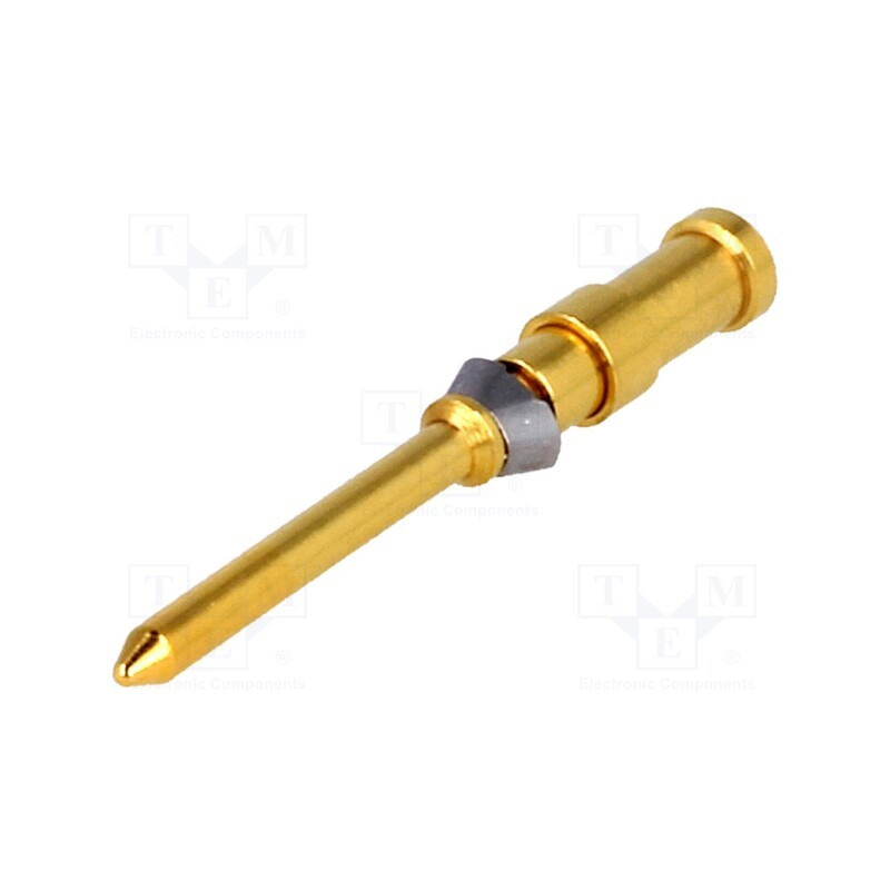1 pcs x HARTING - 9152006122 - Contact, male, copper alloy, gold-plated, 1mm2, 18AWG, Han D® HMC