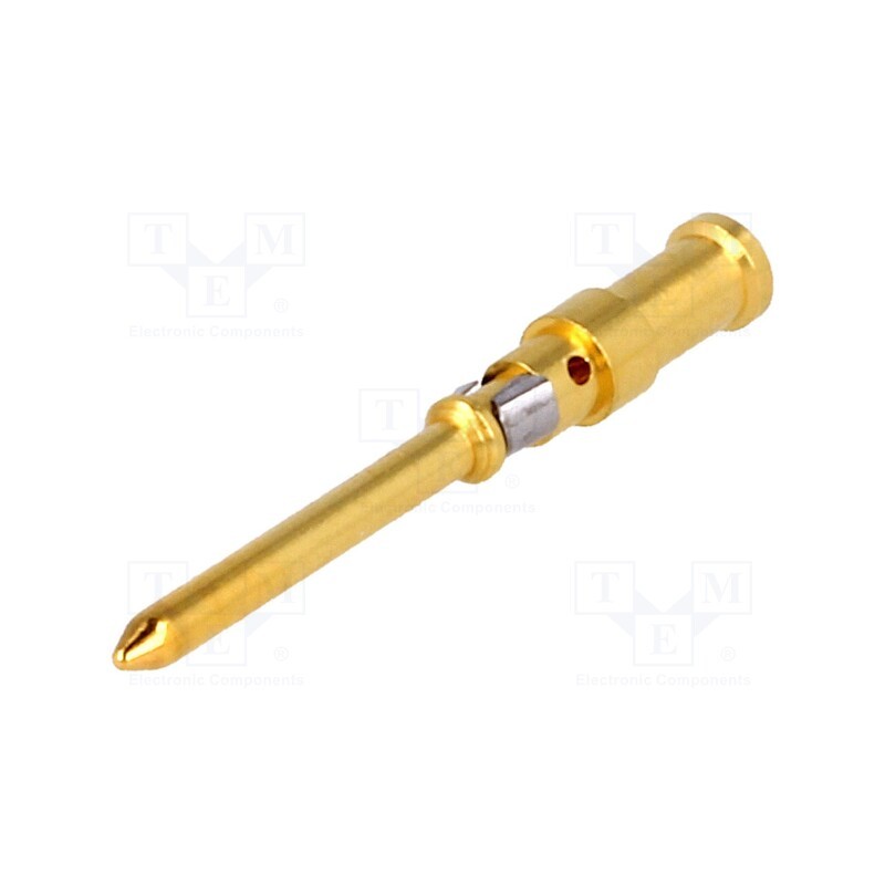 1 pcs x HARTING - 9152006124 - Contact, male, copper alloy, gold-plated, 0.14÷0.37mm2, crimped