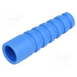 1 pcs x MH CONNECTORS - RG59/62SRB-B - Strain relief, RG59,RG62, blue, Application: BNC plugs, 10pcs.