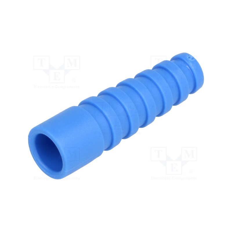 1 pcs x MH CONNECTORS - RG59/62SRB-B - Strain relief, RG59,RG62, blue, Application: BNC plugs, 10pcs.