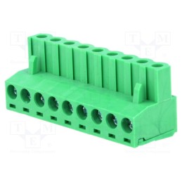 1 pcs x NINIGI - TBW-5-9P/GN - Pluggable terminal block, Contacts ph: 5.08mm, ways: 9, straight