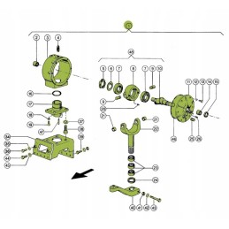 Claas 643656 Schumacher scythe drive gear