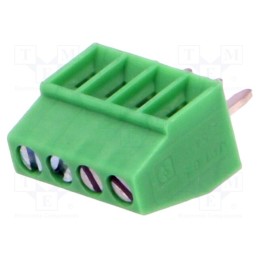 1 pcs x PHOENIX CONTACT - MPT 0,5/ 4-2,54 1725672 - PCB terminal block, angled 90°, 2.54mm, ways: 4, on PCBs, 0.5mm2