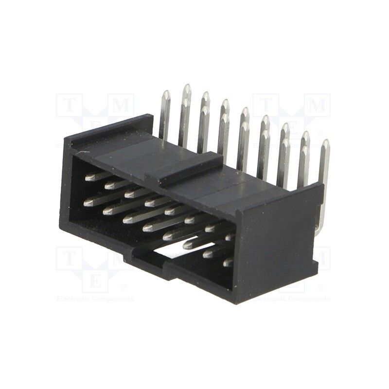 1 pcs x MOLEX - 901303116 - Socket, rectangular, male, PIN: 16, angled 90°, THT, tinned, 2.54mm
