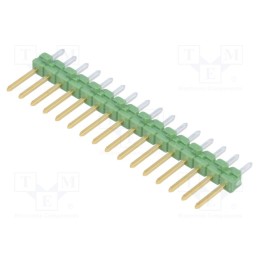 1 pcs x TE Connectivity - 1-825433-6 - Pin header, pin strips, AMPMODU MOD II, male, PIN: 16, straight