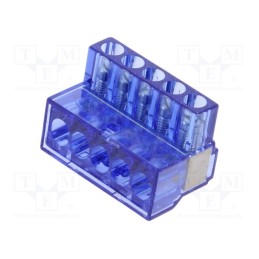 1 pcs x BM GROUP - BM997 - Terminal block, screw terminal, 1÷6mm2, 450V, ways: 1, terminals: 5