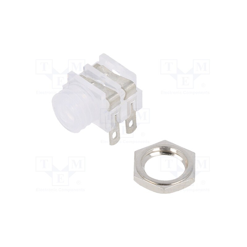 1 pcs x CLIFF - CL1382P - Socket, Jack 3,5mm, female, mono, ways: 2, angled 90°, soldering