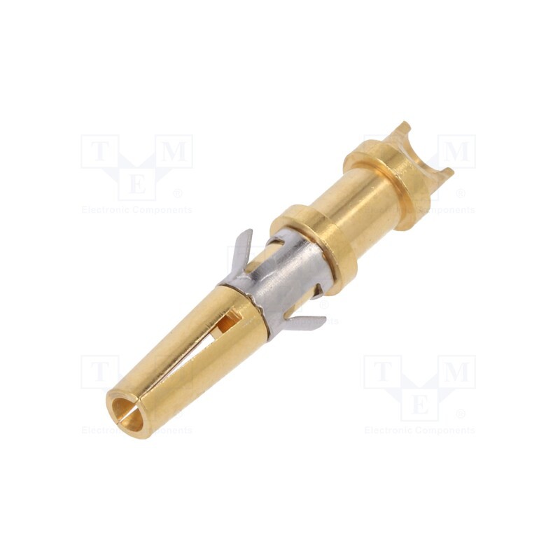 1 pcs x BULGIN - SA3624/S - Contact, female, brass, nickel plated, 18AWG÷14AWG, soldering