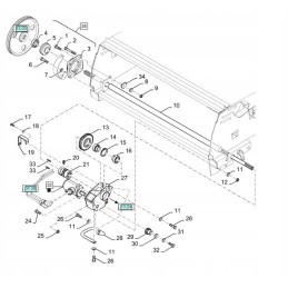 New Holland CX 84071671 header drive shaft