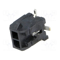 1 pcs x MOLEX - 430450218 - Socket, wire-board, male, Micro-Fit 3.0, 3mm, PIN: 2, Glow-Wire, SMT