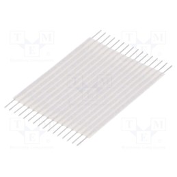 1 pcs x TE Connectivity - 1-1437130-4 - Connector: jumper cable, Cable ph: 1.27mm, L: 25.4mm, straight