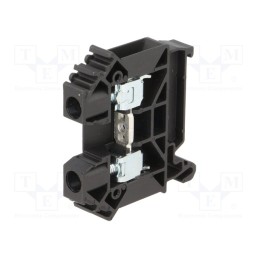 1 pcs x POKu00d3J - A11-A333 - Splice terminal: rail, 0.5÷10mm2, ways: 1, terminals: 2, black, TS35
