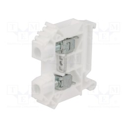 1 pcs x POKu00d3J - A11-A332 - Splice terminal: rail, 0.5÷10mm2, ways: 1, terminals: 2, white, TS35