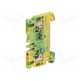 1 pcs x WEIDMu00dcLLER - 1521680000 A2C 2.5 PE - Splice terminal: rail, 2.5mm2, ways: 1, terminals: 2, yellow-green