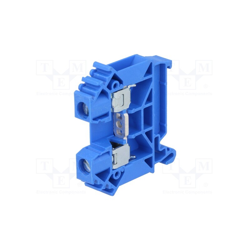 1 pcs x POKu00d3J - A11-A336 - Splice terminal: rail, 0.5÷10mm2, ways: 1, terminals: 2, blue, TS35