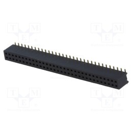 1 pcs x CONNFLY - DS1065-05-2*32S8BS - Socket, pin strips, female, PIN: 64, straight, 1.27mm, SMT, 2x32