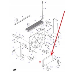 D28784065 air conditioning radiator