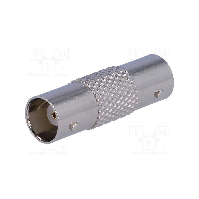 1 pcs x TE Connectivity - 5-1634534-1 - Coupler, BNC socket x2, straight, 50Ω, polymethylpentene