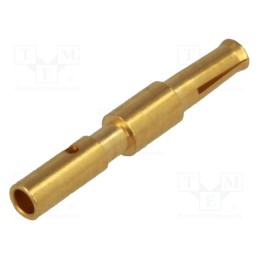 1 pcs x BULGIN - SA3347 - Contact, female, copper alloy, gold-plated, 26AWG÷22AWG, crimped