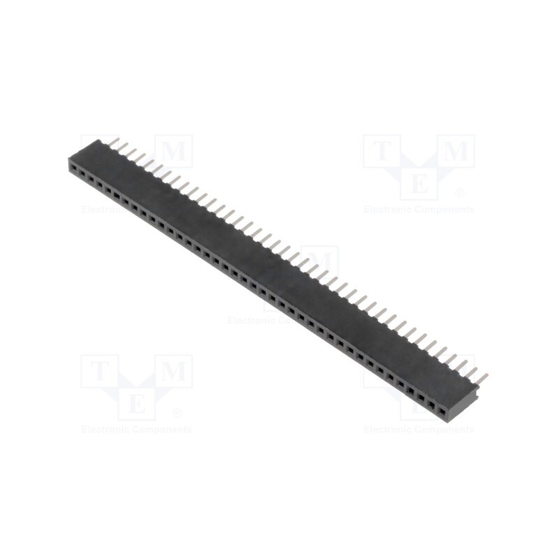 1 pcs x CONNFLY - DS1065-01-1*40S8BV - Socket, pin strips, female, PIN: 40, straight, 1.27mm, THT, 1x40