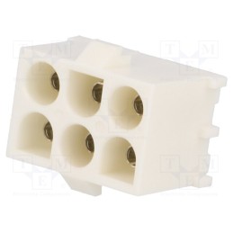 1 pcs x TE Connectivity - 350827-1 - Socket, wire-board, female, Universal MATE-N-LOK, 6.35mm, PIN: 6