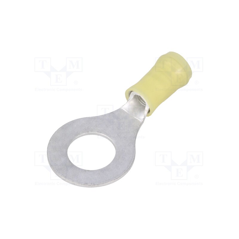 1 pcs x TE Connectivity - 160138 - Tip: ring, M10, Ø: 10.3mm, 2.62÷6.64mm2, crimped, for cable, tinned