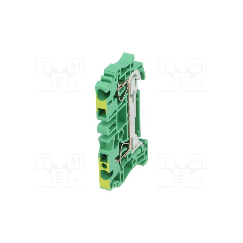 1 pcs x WEIDMu00dcLLER - 1608640000 ZPE 2.5 - Splice terminal: rail, 2.5mm2, ways: 1, terminals: 2, yellow-green