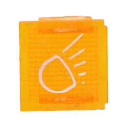 Switch insert 14x14mm, turn light