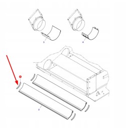 La321843650 gasket for the fan housing