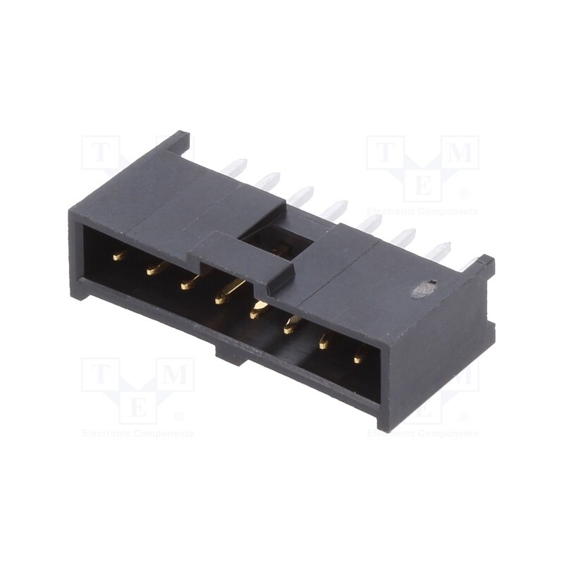 1 pcs x MOLEX - 901361208 - Socket, rectangular, male, C-Grid III, 2.54mm, PIN: 8, THT, straight