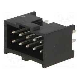 1 pcs x MOLEX - 901301110 - Socket, rectangular, male, PIN: 10, straight, THT, tinned, 2.54mm