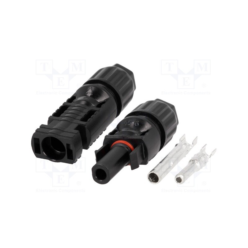 1 pcs x - SOLCON4 - Connector: solar, male + female, straight, 2.5÷4mm2, crimped, plug