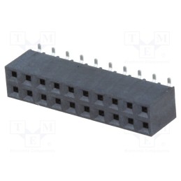 1 pcs x NINIGI - ZL264-20DG - Socket, pin strips, female, PIN: 20, vertical, 2.54mm, SMT, 2x10