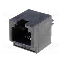 1 pcs x MOLEX - 955032661 - Socket, RJ12, PIN: 6, Cat: 3, gold-plated, Layout: 6p6c, on PCBs, THT