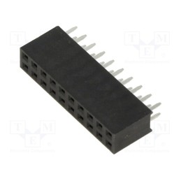 1 pcs x HARWIN - M20-7831042 - Socket, pin strips, female, 2.54mm, PIN: 20, THT, on PCBs, straight