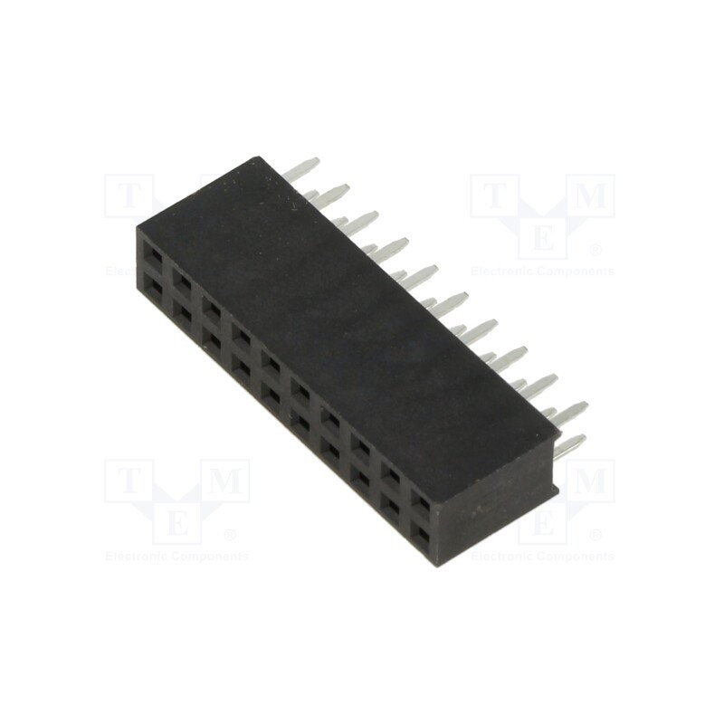 1 pcs x HARWIN - M20-7831042 - Socket, pin strips, female, 2.54mm, PIN: 20, THT, on PCBs, straight