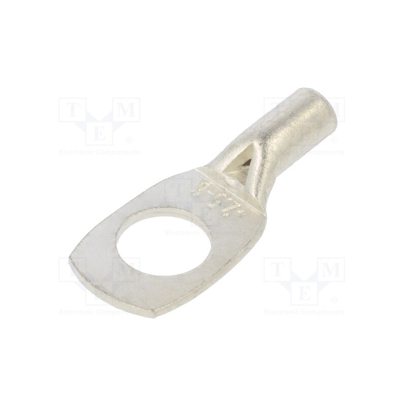 1 pcs x TE Connectivity - 710976-1 - Tip: ring tube, M6, 2.5mm2, crimped, for cable, non-insulated