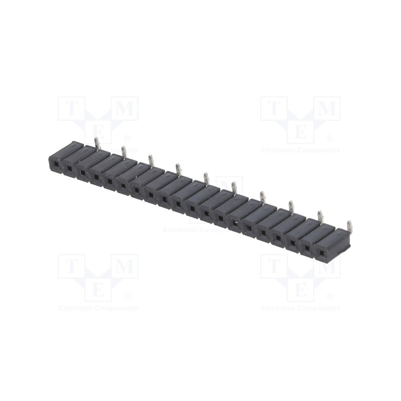 1 pcs x FISCHER ELEKTRONIK - 10027098 - Socket, pin strips, female, PIN: 20, straight, 2.54mm, SMT, 1x20