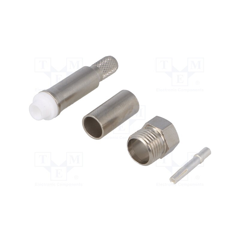 1 pcs x TELEGu00c4RTNER - J01701A0007 - Plug, FME, female, straight, crimped, for cable