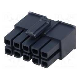 1 pcs x MOLEX - 1700010110 - Plug, wire-wire/PCB, female, Mega-Fit, 5.7mm, PIN: 10, UL94V-2, 23A