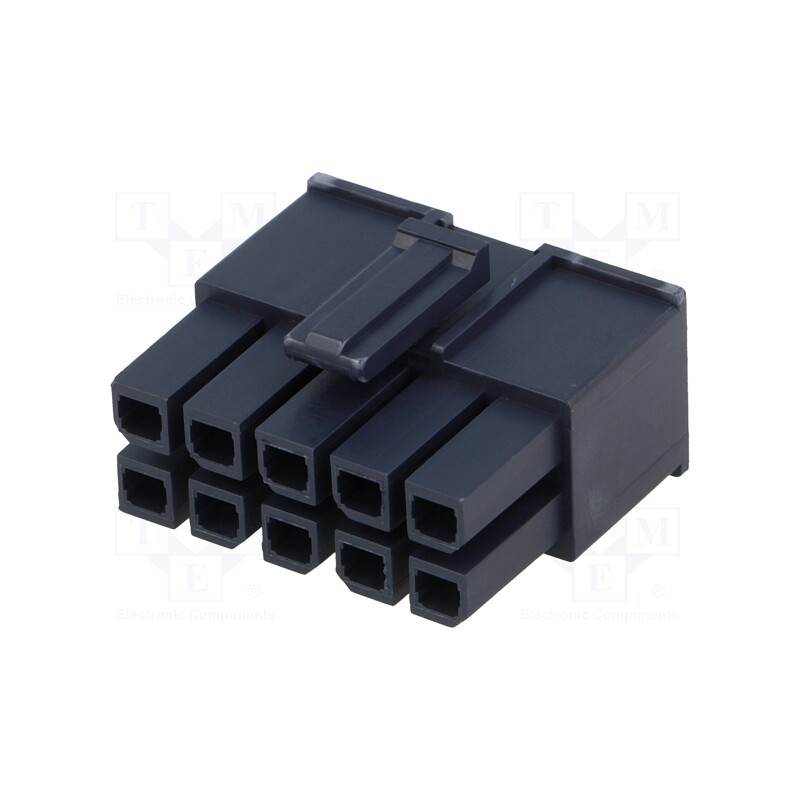 1 pcs x MOLEX - 1700010110 - Plug, wire-wire/PCB, female, Mega-Fit, 5.7mm, PIN: 10, UL94V-2, 23A