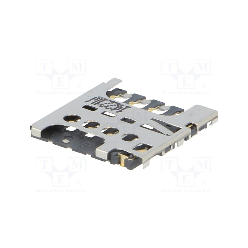 1 pcs x ATTEND - 115I-AEAA - Connector: for cards, Micro SIM, push-pull, SMT, PIN: 6
