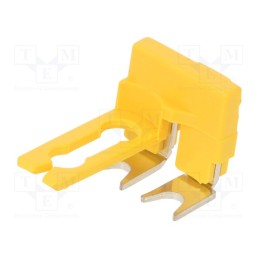 1 pcs x TE Connectivity - 1SNK900652R0000 (SC-JB8-2) - Comb bridge, ways: 2, yellow, Width: 8mm, SNK, Ht: 24.6mm, -55÷110°C