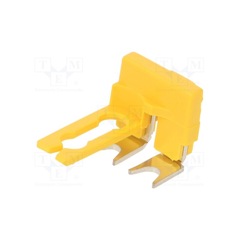 1 pcs x TE Connectivity - 1SNK900652R0000 (SC-JB8-2) - Comb bridge, ways: 2, yellow, Width: 8mm, SNK, Ht: 24.6mm, -55÷110°C