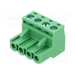 1 pcs x AMPHENOL ANYTEK - TJ0451530000G - Pluggable terminal block, 5.08mm, ways: 4, straight, plug, female