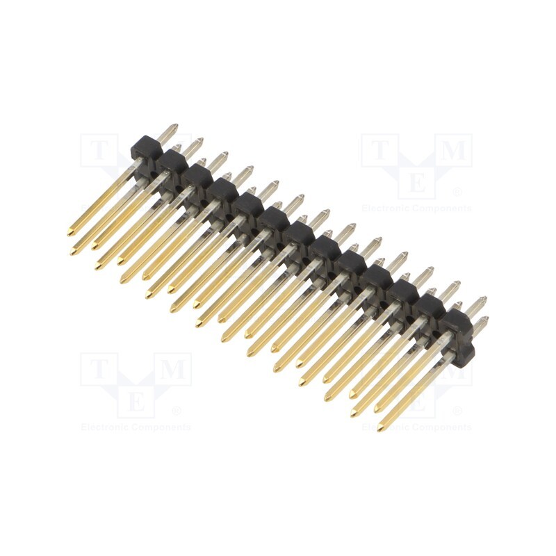 1 pcs x FISCHER ELEKTRONIK - SLLP2.139.26S - Pin header, pin strips, male, PIN: 26, straight, 2.54mm, THT, 2x13