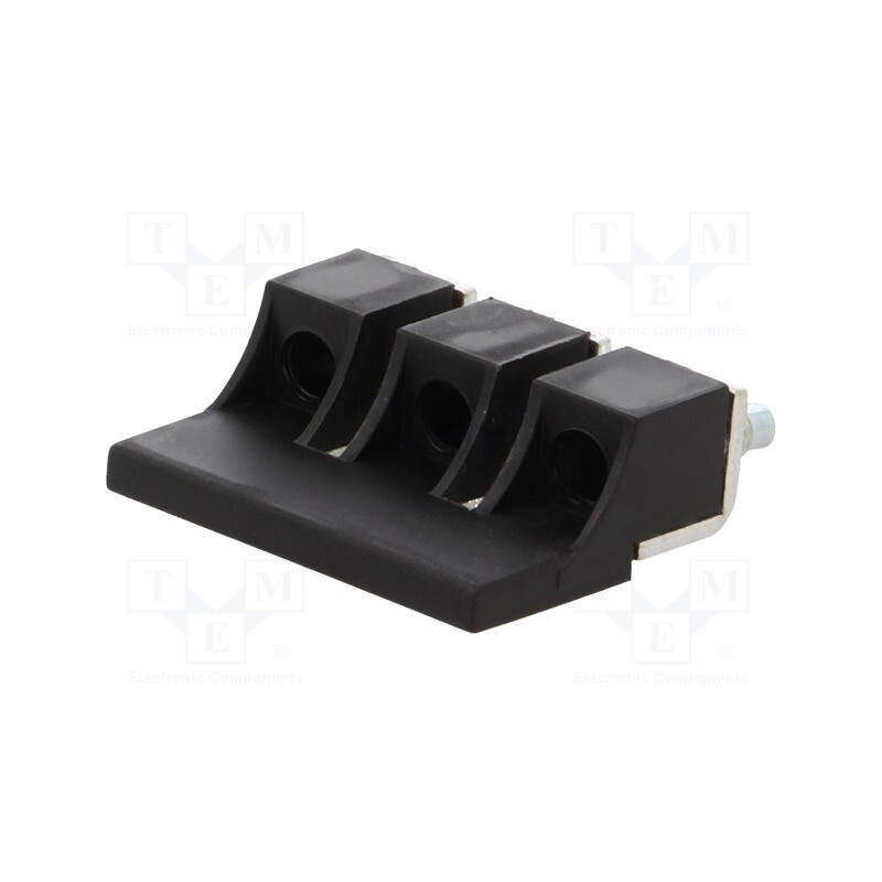 1 pcs x POKu00d3J - A42-5323 - Screw bridge, ways: 3, black, ZUG-6