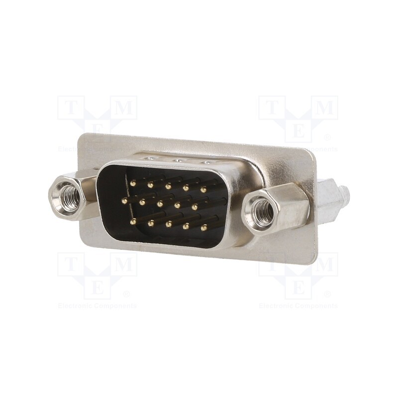 1 pcs x Amphenol Communications Solutions - 10090928-P154VLF - D-Sub, PIN: 15, socket, male, for panel mounting, straight, 2.5A